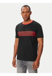 Hugo - HUGO T-Shirt Dempsy 50563796 Czarny Regular Fit. Kolor: czarny. Materiał: bawełna #1