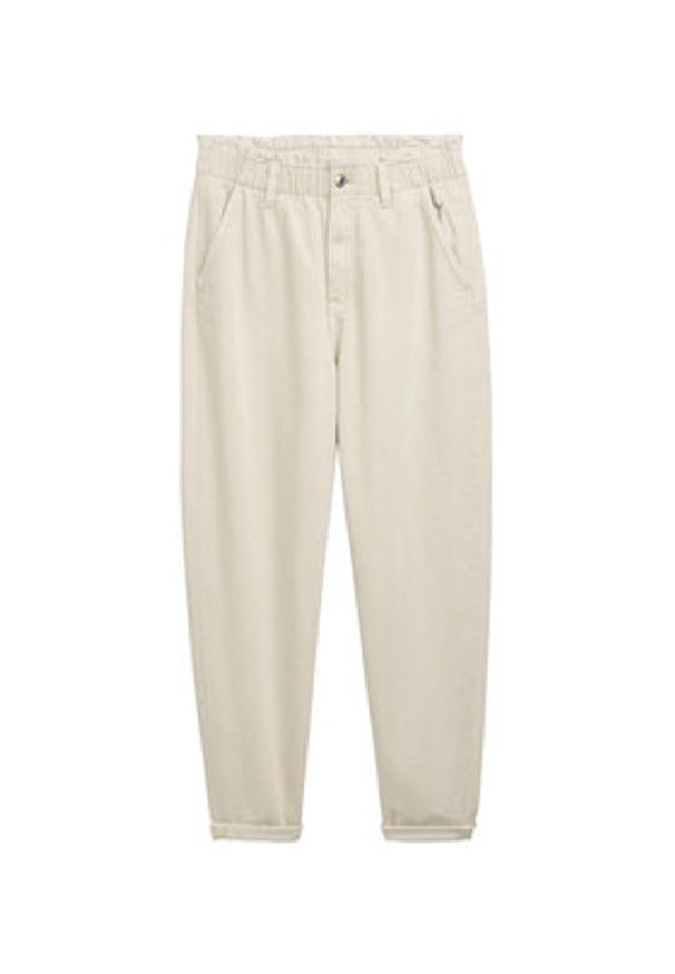 Tom Tailor Denim Jeansy 1045968 Beżowy Relaxed Fit. Kolor: beżowy