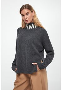 Ermanno Firenze - Sweter damski wełniany ERMANNO FIRENZE. Materiał: wełna
