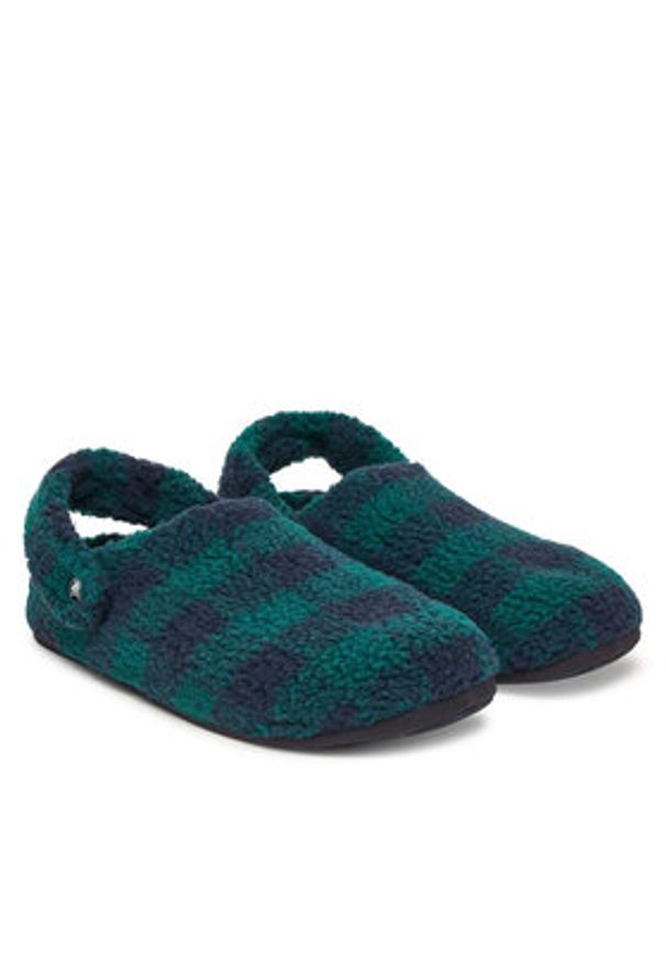 Crocs Kapcie Classic Buffalo Check Cozzzy 210755 Zielony. Kolor: zielony. Materiał: materiał