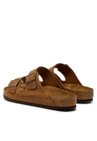 Birkenstock Klapki Arizona Leoi 1028272 Brązowy. Kolor: brązowy. Materiał: skóra #6