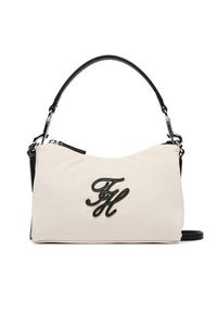 TOMMY HILFIGER - Tommy Hilfiger Torebka Th Elevated Nylon Mini Crossover AW0AW18623 Écru. Kolor: kremowy. Materiał: skórzane #2