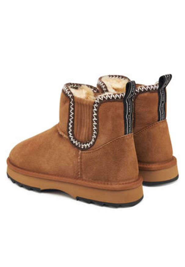 EMU Australia Śniegowce Higgie W13198 Brązowy. Kolor: brązowy. Materiał: skóra