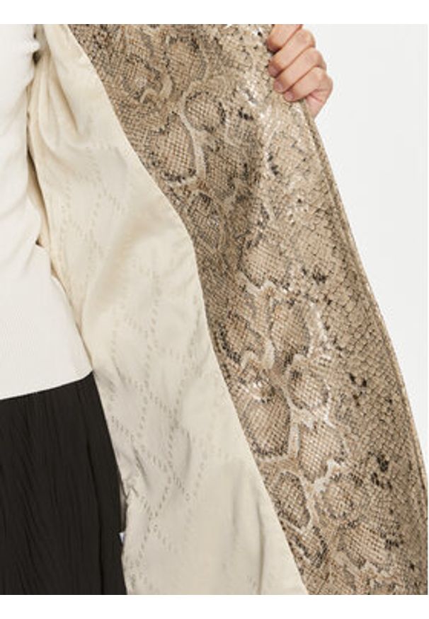 Guess Trencz Mila W4RL31 WFZU0 Brązowy Regular Fit. Kolor: brązowy. Materiał: skóra