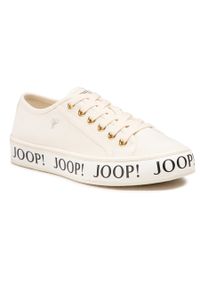 JOOP! - Sneakersy Joop! Classico 4140005749 Off White 101. Kolor: beżowy. Materiał: materiał #1