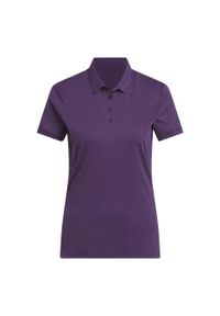 Adidas - Koszulka Ultimate365 Tour Twistknit Polo. Typ kołnierza: polo. Kolor: fioletowy. Materiał: materiał. Styl: sportowy
