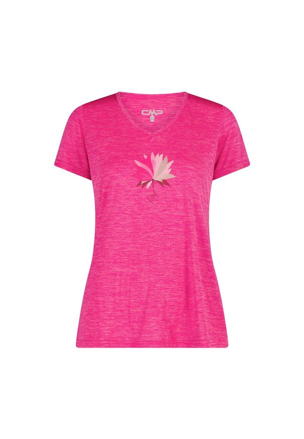 Koszulka damska turystyczna CMP 39T6136. Kolor: czerwony