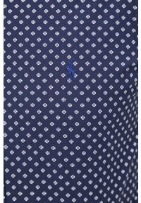 Polo Ralph Lauren koszula męska kolor granatowy regular z kołnierzykiem button-down. Typ kołnierza: button down, polo. Kolor: niebieski. Materiał: tkanina. Wzór: aplikacja #5