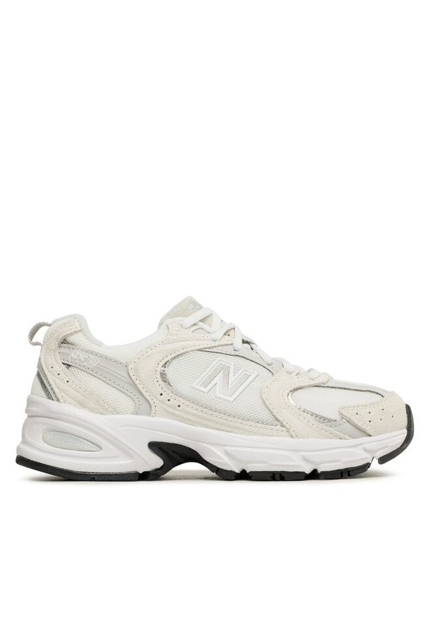 Sneakersy New Balance. Kolor: kremowy
