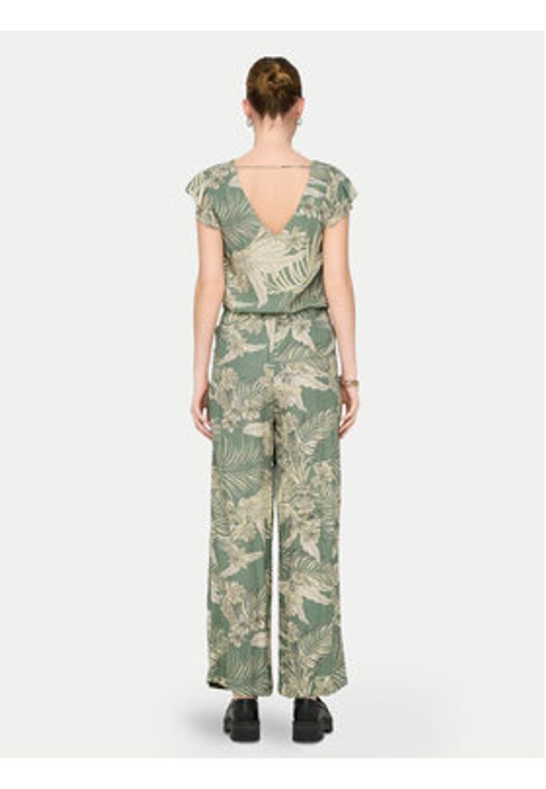 only - ONLY Spodnie materiałowe Palina 15324503 Zielony Loose Fit. Kolor: zielony. Materiał: wiskoza