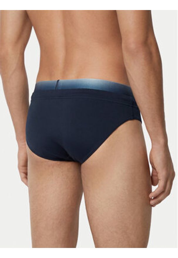 Emporio Armani Kąpielówki EM000582 AF20432 UB102 Granatowy. Kolor: niebieski. Materiał: syntetyk