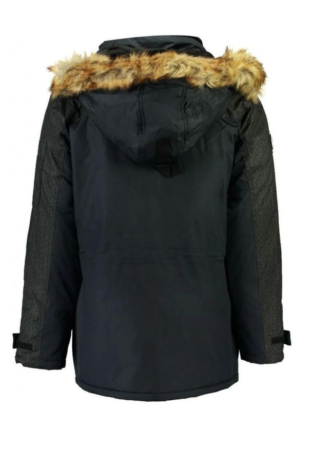 Kurtka zimowa męska Geographical Norway Burne. Kolor: niebieski. Materiał: poliester. Sezon: zima. Sport: turystyka piesza