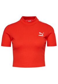 Puma Bluzka Classics Mock Neck 530229 Czerwony Slim Fit. Kolor: czerwony. Materiał: bawełna #2