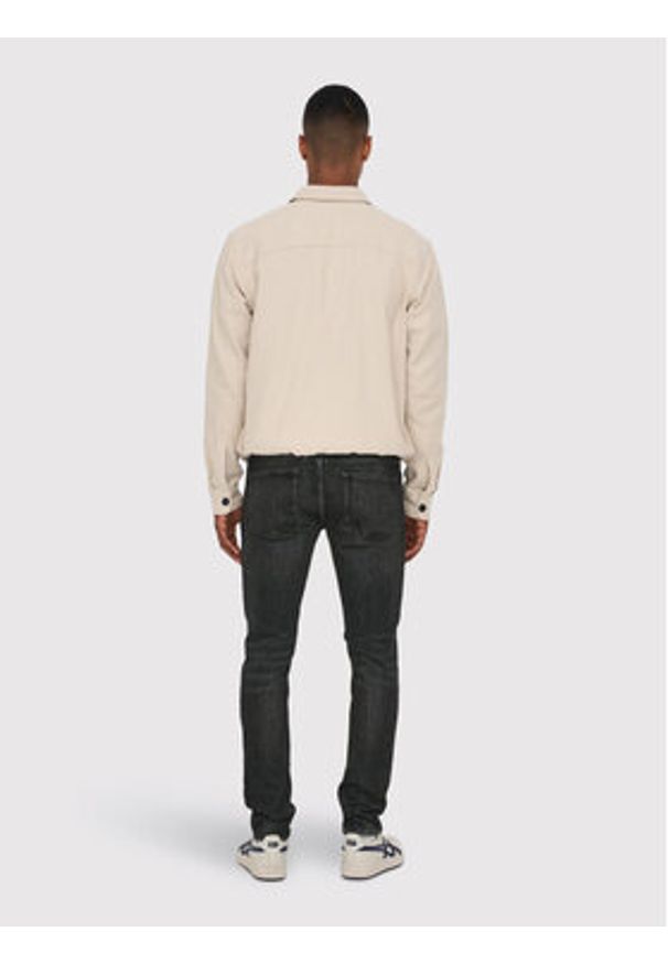 Only & Sons Jeansy Loom 22023145 Czarny Slim Fit. Kolor: czarny