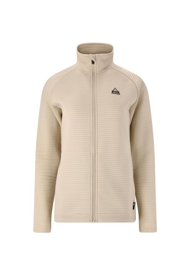 Polar zapinany na zamek błyskawiczny SOS Muju V1. Kolor: beżowy, wielokolorowy, biały. Materiał: polar. Sport: narciarstwo, turystyka piesza, wspinaczka