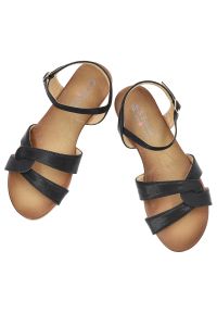 Czarne Sandały S.Barski Stylowe Obuwie Damskie. Okazja: na co dzień. Zapięcie: pasek. Kolor: czarny. Sezon: lato. Styl: elegancki #3