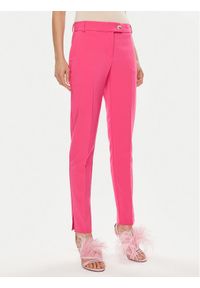 Rinascimento Spodnie materiałowe CFC0118281003 Różowy Slim Fit. Kolor: różowy. Materiał: syntetyk