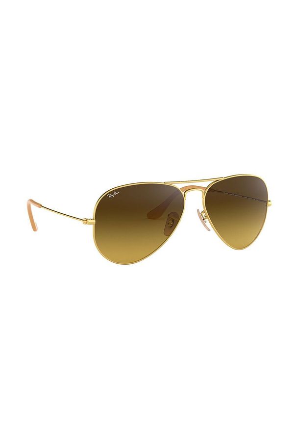 Ray-Ban - Okulary Aviator Large Metal. Kolor: złoty