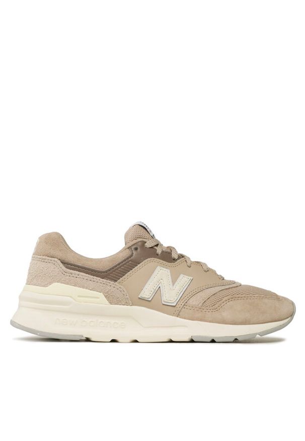 New Balance Sneakersy CM997HPI Beżowy. Kolor: beżowy. Materiał: zamsz, skóra