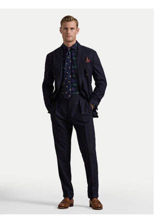 Polo Ralph Lauren Koszula 710922281003 Zielony Custom Fit. Typ kołnierza: polo. Kolor: zielony. Materiał: bawełna