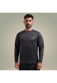 ROGELLI - Koszulka rowerowa męska MTB Rogelli Advntr Core z długim rękawem. Kolor: szary. Długość rękawa: długi rękaw. Długość: długie. Sport: kolarstwo #1