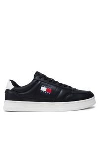 Tommy Jeans Sneakersy Tjm The Greenwich New Ess EM0EM01574 Czarny. Kolor: czarny. Materiał: skóra