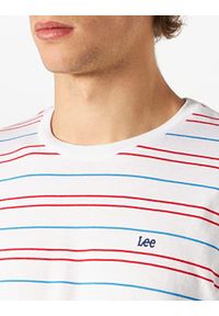 Lee - LEE STRIPE TEE MĘSKI T-SHIRT DIPPED BLUE L62FFPLA #3