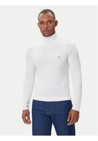 Emporio Armani Underwear Golf EM000388 AF14988 U0002 Biały Slim Fit. Typ kołnierza: golf. Kolor: biały