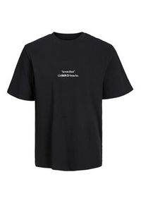 Jack & Jones - Jack&Jones T-Shirt Grocery 12230754 Czarny Oversize. Kolor: czarny. Materiał: bawełna #8