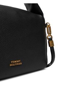 TOMMY HILFIGER - Tommy Hilfiger Torebka City Leather Mini Bag AW0AW18150 Czarny. Kolor: czarny. Materiał: skórzane #5