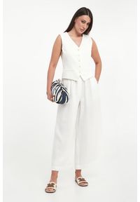 Weekend Max Mara - Kamizelka damska lniana Pace WEEKEND MAX MARA. Materiał: len #3