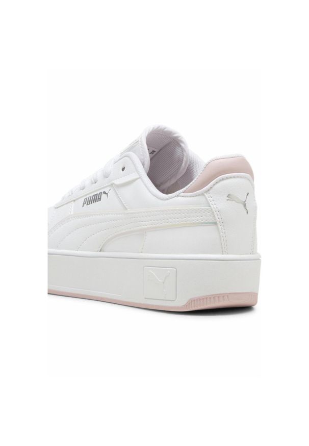 Puma - Młodzieżowe sneakersy Carina Street Holo 2.0 PUMA White Mauve Mist Pink. Kolor: biały, wielokolorowy, różowy. Sport: koszykówka