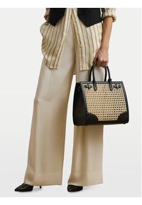 Lauren Ralph Lauren - LAUREN RALPH LAUREN Torebka Devyn 431966770002 Beżowy. Kolor: beżowy. Materiał: skórzane #3