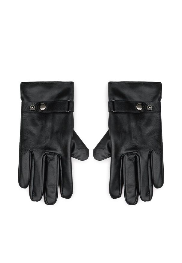 Lasocki Rękawiczki Męskie 2M6-004-AW22 XL/XXL Czarny. Kolor: czarny. Materiał: skóra