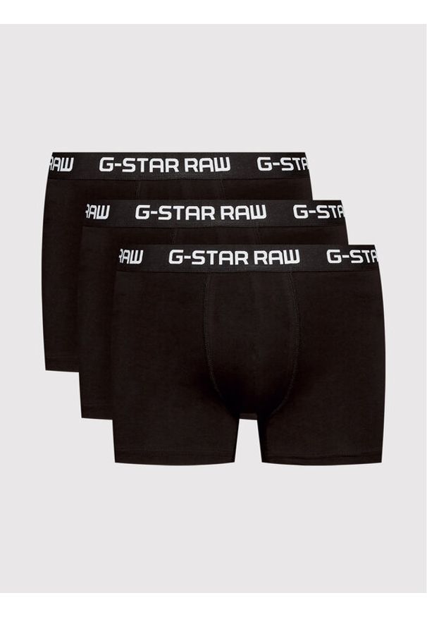 G-Star RAW - G-Star Raw Komplet 3 par bokserek D03359-2058-4248 Czarny. Kolor: czarny. Materiał: bawełna