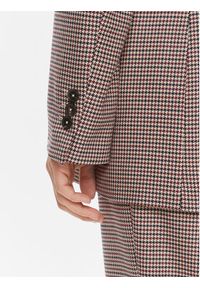 TOMMY HILFIGER - Tommy Hilfiger Marynarka WW0WW39726 Beżowy Slim Fit. Kolor: beżowy. Materiał: syntetyk #4