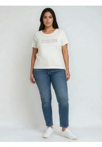 Big-Star - Koszulka damska z logo BIG STAR z cyrkonii biała Avra 100. Kolor: biały #8