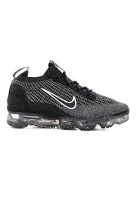 Buty do chodzenia damskie Nike Air Vapormax 2021 FK GS. Zapięcie: sznurówki. Kolor: czarny. Materiał: guma, syntetyk, materiał. Szerokość cholewki: normalna. Sport: turystyka piesza #1