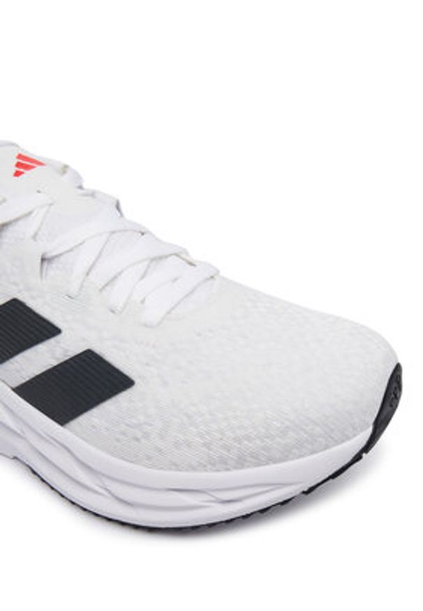 Adidas - adidas Buty do biegania adistar 4 JR0317 Biały. Kolor: biały. Materiał: materiał