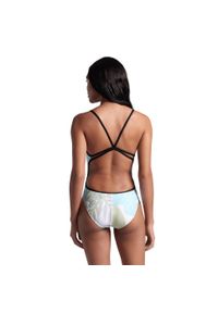 Strój kąpielowy damski jednoczęściowy kostium basen Arena Light Floral. Kolor: wielokolorowy, biały, czarny #2