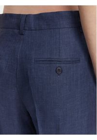 Weekend Max Mara Spodnie materiałowe Malizia 2515131052 Granatowy Regular Fit. Kolor: niebieski. Materiał: len