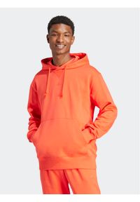 Adidas - adidas Bluza ALL SZN IX3960 Pomarańczowy Loose Fit. Kolor: pomarańczowy. Materiał: bawełna