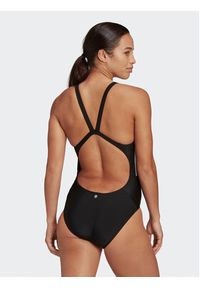 Adidas - adidas Strój kąpielowy Mid 3-Stripes Swimsuit HA5993 Czarny. Kolor: czarny. Materiał: syntetyk #4