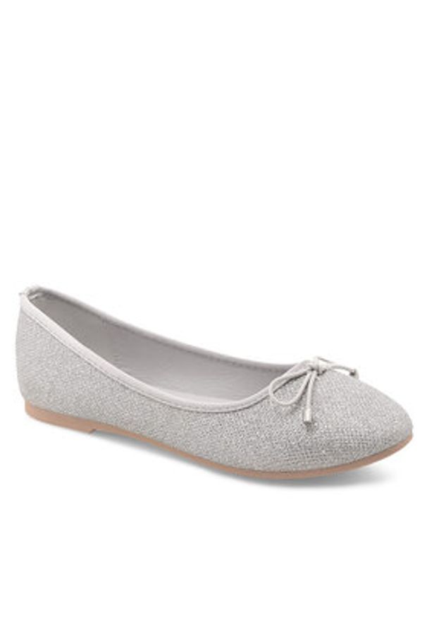 Jenny Fairy Baleriny ELENI TS5682-01 Srebrny. Kolor: srebrny. Materiał: syntetyk