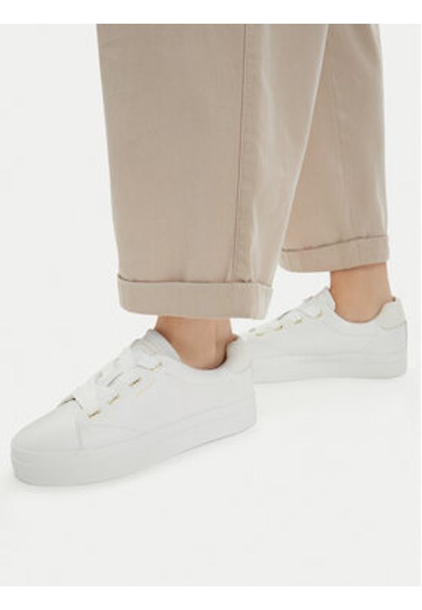 GANT - Gant Sneakersy 32531169 Biały. Kolor: biały. Materiał: skóra