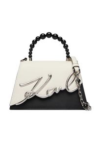 Karl Lagerfeld - KARL LAGERFELD Torebka B3W30015 Biały. Kolor: biały. Materiał: skórzane #1