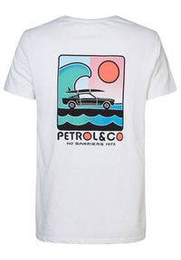 Petrol Industries T-Shirt M-1030-TSR686 Biały Regular Fit. Kolor: biały. Materiał: bawełna #5