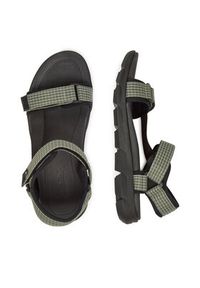 Rieker Sandały 20805-54 Czarny. Kolor: czarny. Materiał: materiał #3