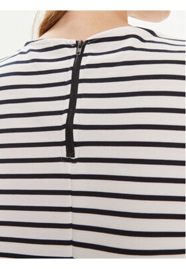 Vero Moda Sukienka codzienna Abby 10304718 Biały Regular Fit. Okazja: na co dzień. Kolor: biały. Materiał: syntetyk. Typ sukienki: proste. Styl: casual