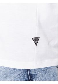 Guess T-Shirt M3BI64 KBXG1 Biały Slim Fit. Kolor: biały. Materiał: bawełna